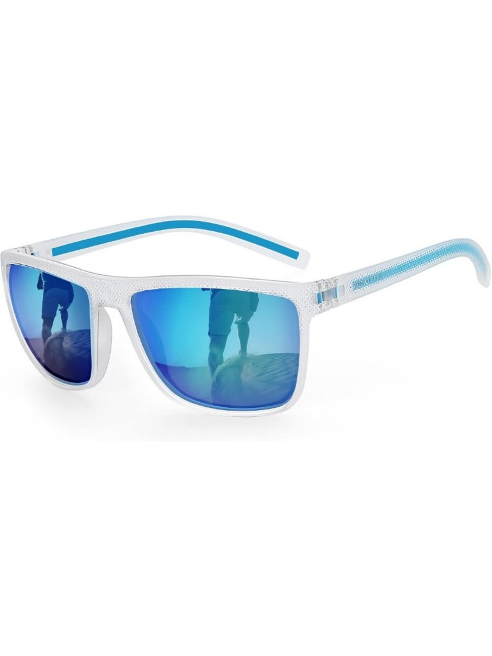 Lightweight Polarized Sunglasses for Men | UV400 Protection | Square Frame